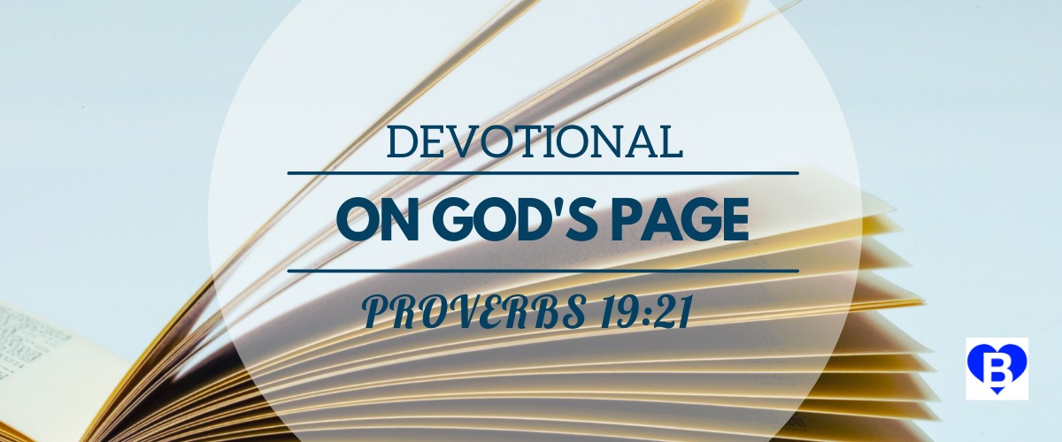 Devotional On God's Page Proverbs 19:21