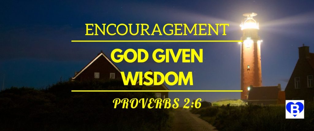 Encouragement God Given Wisdom Proverbs 2:6