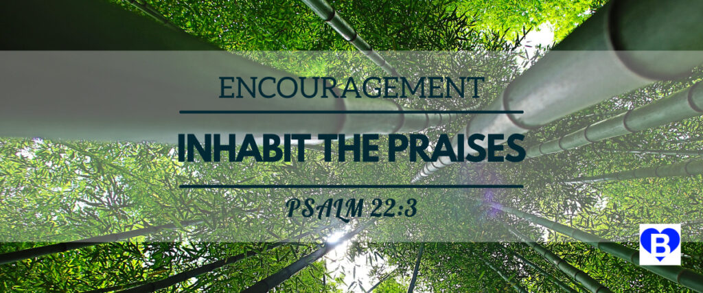 Encouragement Inhabit the Praises Psalm 22:3